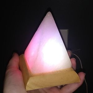 Earthbound Mini Pyramid Salt Lamp